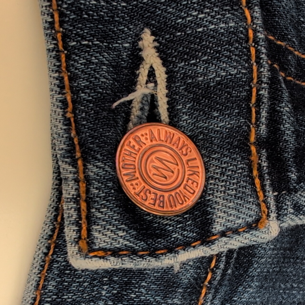 MOTHER The Charmer Jeans Dance of the Mockingbird Size 28 - Picture 8 of 12